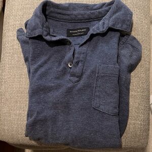 Banana Republic Men's Navy Polo Shirt